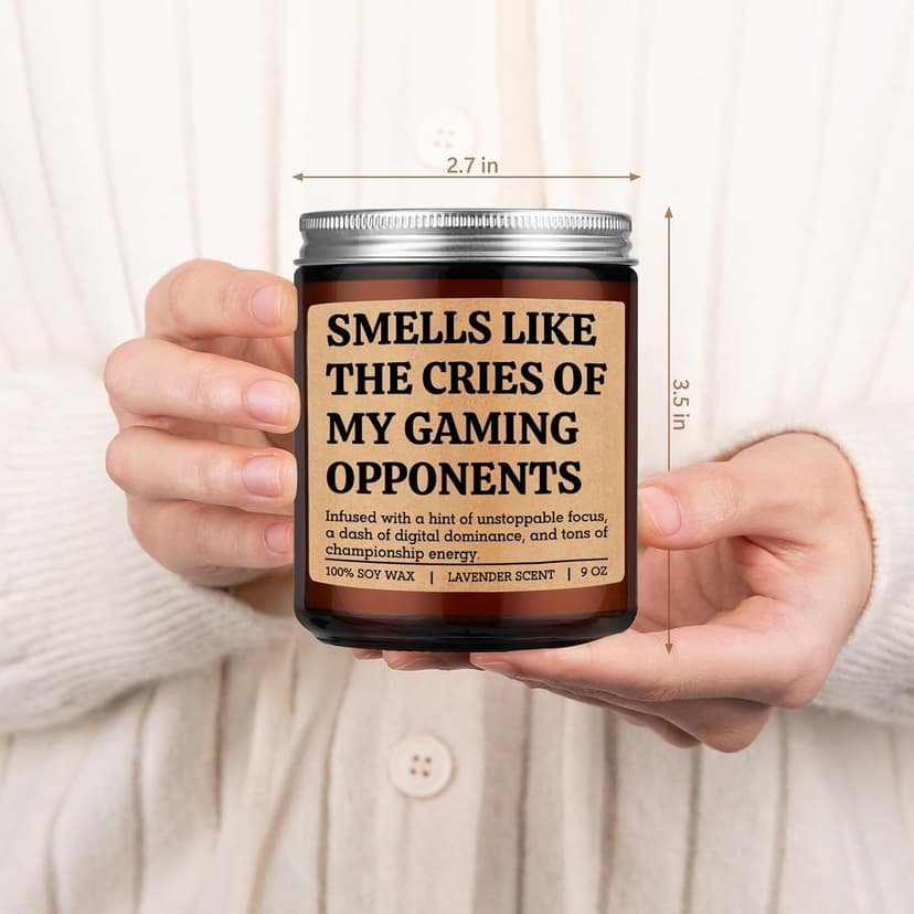 Gamer Gifts for Video Game Lover, Cool Christmas, Birthday Gifts for Gamer Boyfriend, Son, Husband, Dad, Girl, Gaming Stuff LEADO Video Game Candle - Gifts for Gamers Men, Gaming Gifts for Women, Boy B0FY1HKB8B