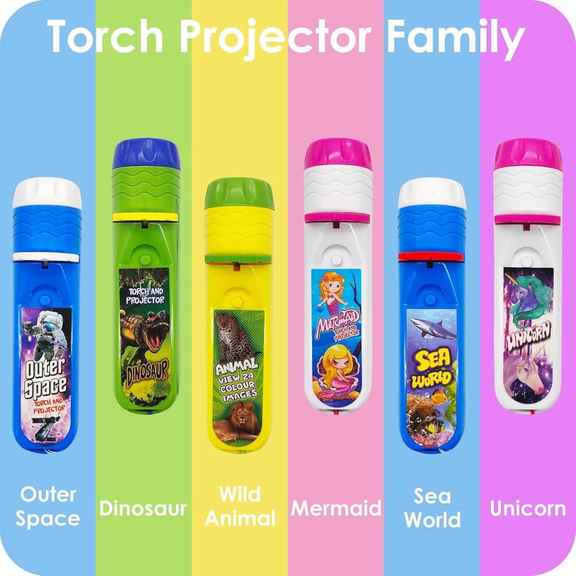Pup Go Dinosaur Toys for Kids 3-7, Dinosaur Flashlight Focusable Projector Light with 24 Realistic Dino Images, Kids Night Light, Best Gift Cool Dinosaurs Toys for 3 4 5 6 7 Year Old Boys Girls