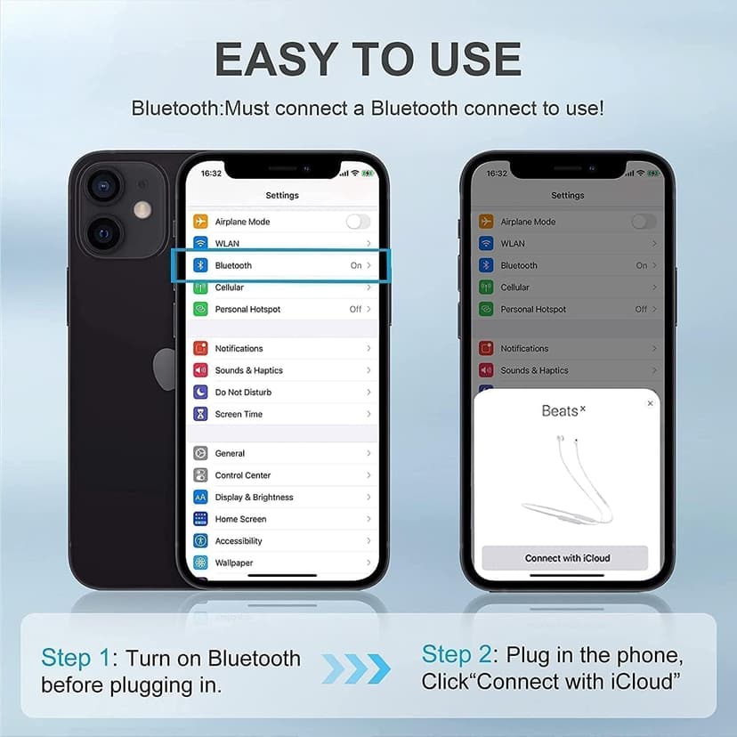 Headphones for iPhone Earbuds in-Ear Wired Earphones with Built-in Microphone & Volume Control, Noise Canceling Isolating Headsets Compatible with iPhone 14/13/12/11 Pro Max/Xs Max/XR/X/7/8 Plus
