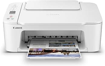 Canon PIXMA TS3720 Wireless All-in-One Printer for Basic Home Printing, White