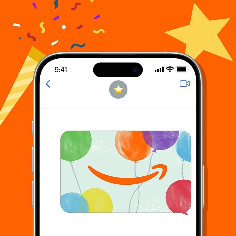 Amazon eGift Card - Celebration - (Instant Email or Text Delivery)