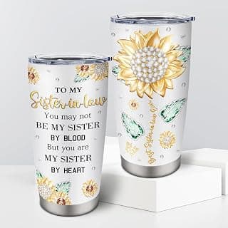 Gifts for Sister in Law, Sister-in-Law Christmas Birthday Gifts, Mothers Day Tumbler for SIL Sister in Law Gifts Tumbler 20oz, Sister-in-Law Birthday Gifts B0CDWWX4Z6