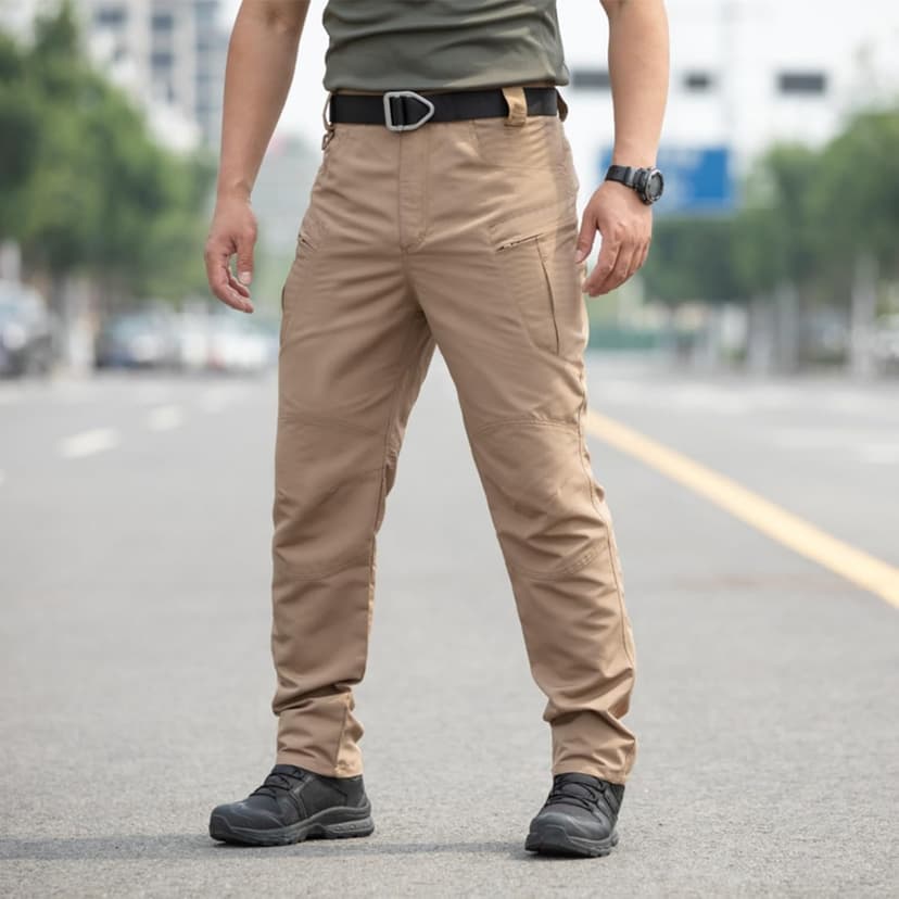 GQN Tactical Pants for Men, Water Resistant Ripstop Cargo Pants, Multifunction Work Hiking Pants, Outdoor Apparel 2026