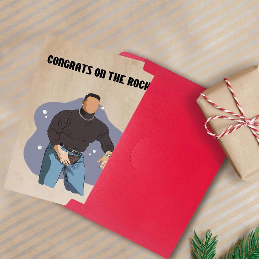 Engagement Card With Envelope, Congratulations Gift for Men Women Celebrating Engagement, Wedding and New Marriage Moments Engagement Card for Couples, Congratulations Wedding Gift B0DBHGKLZV