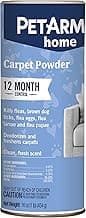 PETARMOR Home Carpet Powder for Fleas and Ticks, Protect Your Home From Fleas and Deodorizes Carpets, 16 Ounce