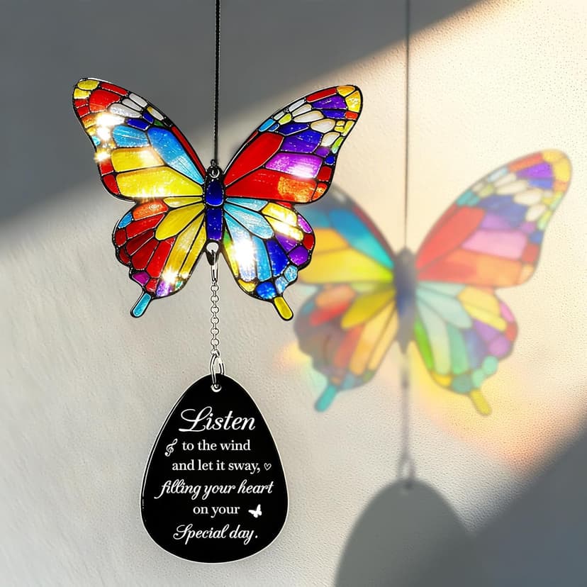 60th Birthday Gifts for Women, 60th Birthday Gifts, 60 Year Old Gift for Woman, Happy 60 Bday Decorations for Women Men, Presents for 60 Year Old Woman Grandma, Mom, Wind Chimes B0G2B9WNXT