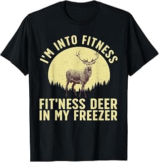 Funny Deer Hunting Art for Men Women Wildlife Hunter Hunting T-Shirt B0CHJJ739S