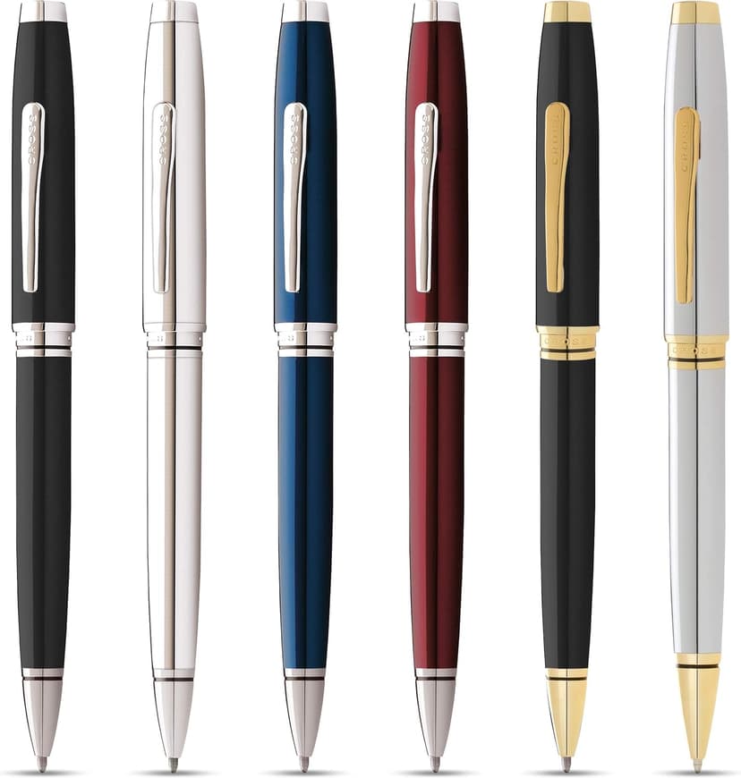 Cross Coventry Pen Ballpoint - Black/Chrome Lacquer