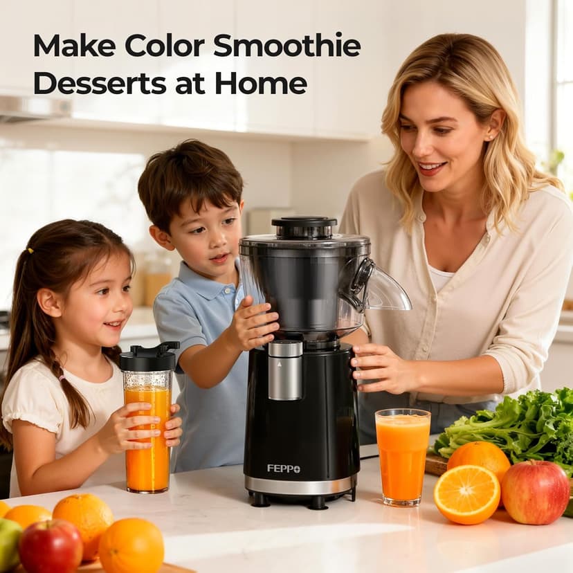 FEPPO Snow Cone Machine & Smoothie Blender 2 in 1, 700W Powerful Shaved Ice Machine Slushine Machine, Frozen Margarita Machine with Stainless Steel Blade, Smoothie Recipe, for Home Kitchen Party