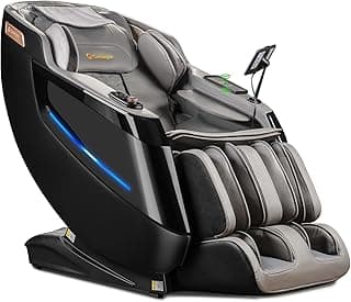 4D Massage Chair Full Body - 53.2" Ultra Long SL-Track Massage Chair Zero Gravity Massage Recliner with Foot Roller, 10 Modes 6 Technique, 32 Airbags, 3 Core Heating, AI Voice, Yoga Stretch