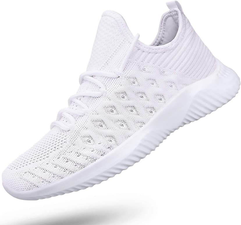 Feethit Womens Slip On Walking Shoes Non Slip Running Shoes Breathable Workout Shoes Lightweight Gym Sneakers