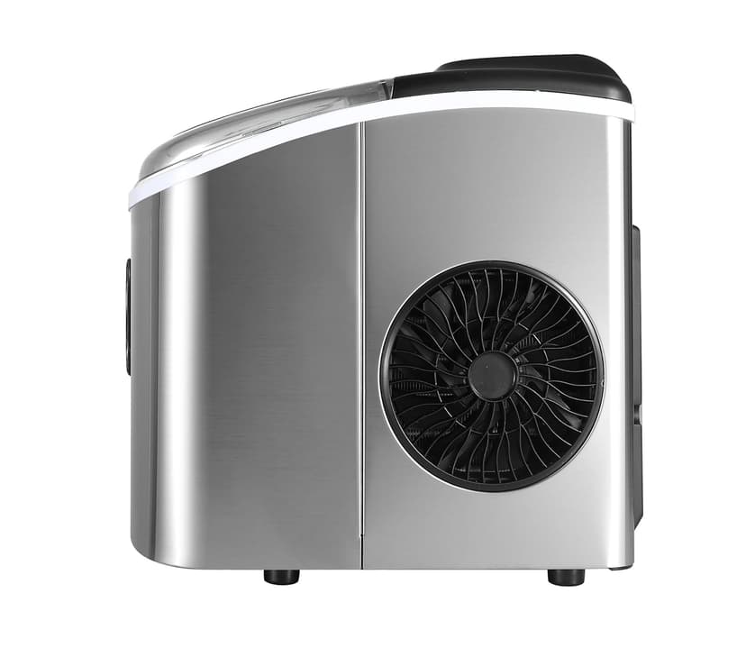 Frigidaire EFIC103-AMZ-SC Counter Top Maker with Over-Sized Ice Bucket, Stainless Steel, Self Cleaning Function, Heavy Duty, Stainless