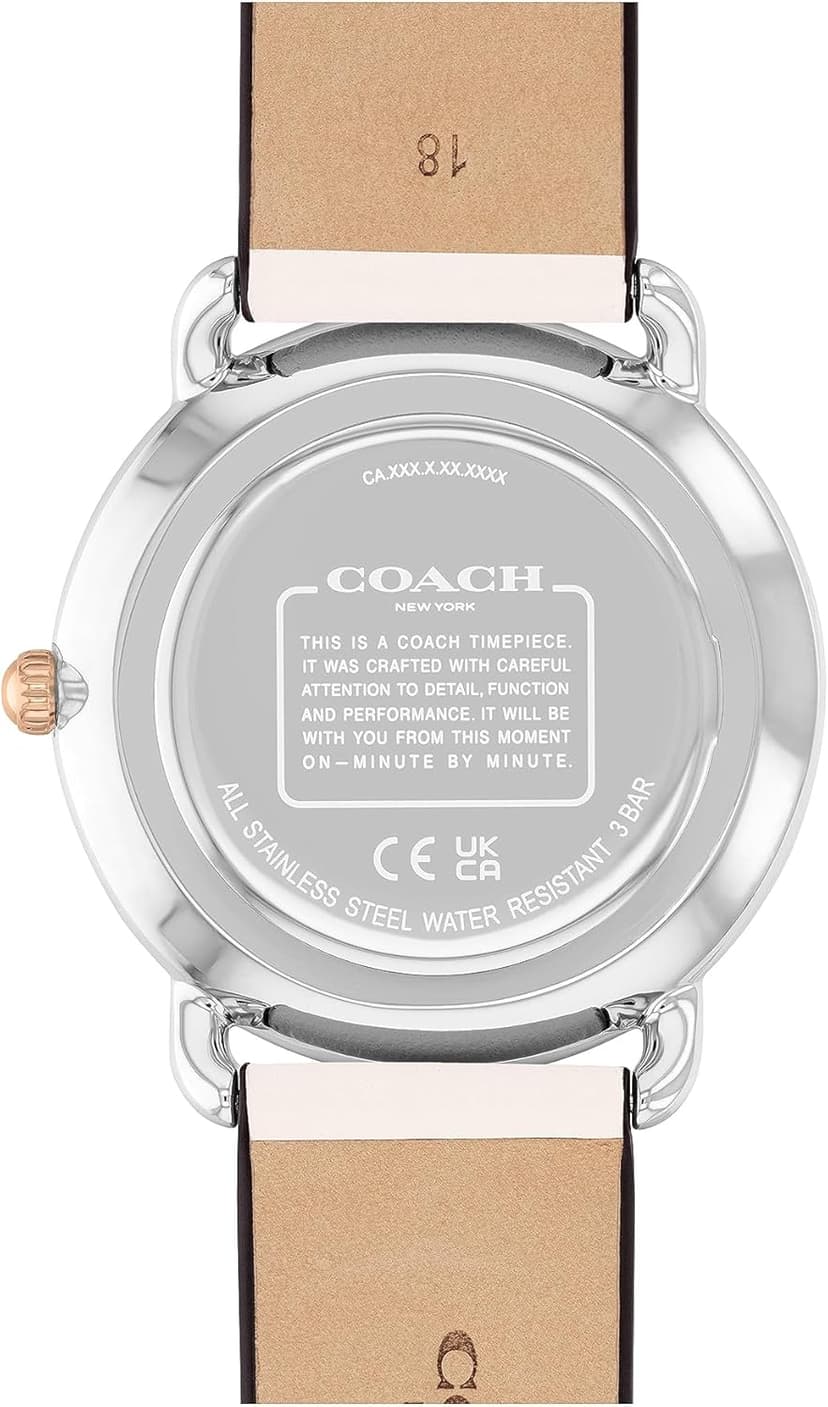 COACH Elliot Women's Watch | Sleek and Minimalist in Design | Timeless Style for Any Occasion | Gifts for Her | Water-Resistant | 36 mm