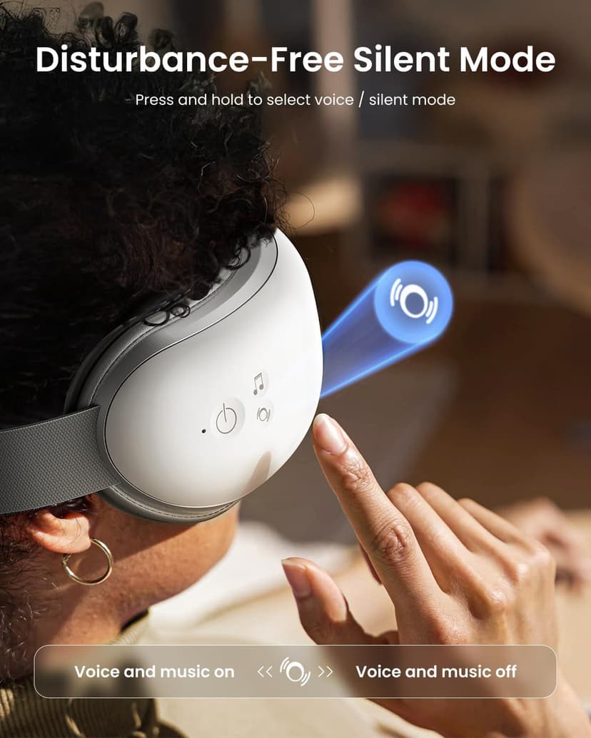 RENPHO Eyeris 1 Eye Massager with Heat, Birthday Gifts Eye Mask for Mom Dad Women Men Her Him, Smart Sleep Mask for Relax, Reduce Strain
