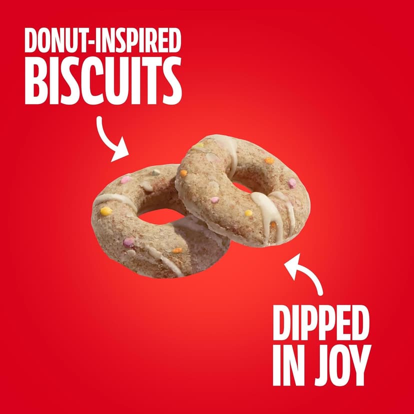 Milk-Bone Dunkin' Vanilla Glaze Flavor Dog Biscuits with Other Natural Flavors, 8 oz Bag