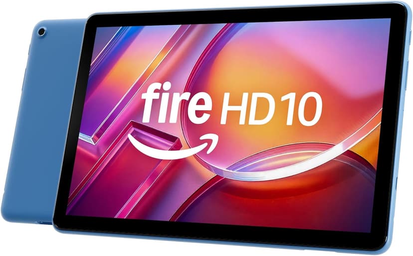 Amazon Fire HD 10 tablet (newest model) built for relaxation, 10.1" vibrant Full HD screen, octa-core processor, 3 GB RAM, 32 GB, Ocean