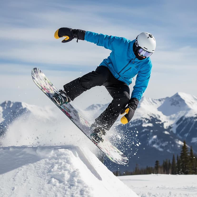 SKYDEER Waterproof and Windproof Genuine Deerskin Leather Ski Gloves with 150G 3M Thinsulate Insulation (SD8648T)