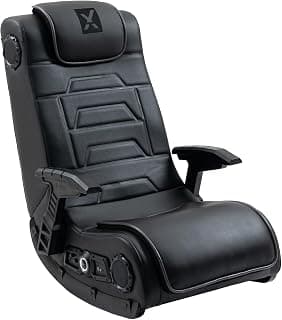 X Rocker Video Gaming Floor Rocker Chair, Built-in Audio, College Dorm Essentials for Guys and Girls, Bedroom, Foldable, Gifts for Gamers