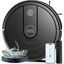 Robot Vacuum and Mop, 3-in-1 Robot Vacuum Cleaner, 4000Pa Powerful Suction, 2.87" Ultra Slim, with Wi-Fi/App/Alexa, Smart Navigation, Perfect for Pet Hair, Hard Floors and Low-Pile Carpets