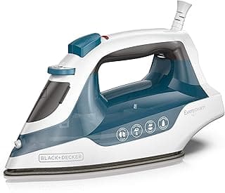 BLACK+DECKER Easy Steam Compact Iron, with Non Stick Soleplate