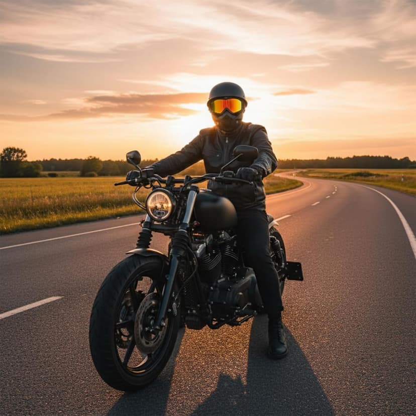 Motorcycle Half Helmets with Face Shield, German Style Motorcycle Helmet for Adult Men Women, DOT Approved Retro Half Shell Helmet for Moped Cruiser Scooter