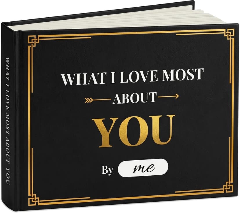 Husband, Girlfriend, Wife, Couples Gifts for Anniversary, Christmas & More - Valentine's Day Gift for Your Loved, 50 Prompt What I Love about You Book: Meaningful Gift for Boyfriend
