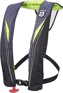 BLUESTORM Cirrus26 Inflatable PFD Life Jackets for Adults | US Coast Guard Approved Automatic Life Vest w/Manual Override Convertibility