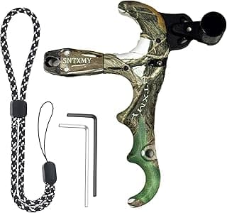 sntxmy Bow Release for Compound Bow 360° Rotatable Thumb Release for Compound Bow Archery Trigger Release