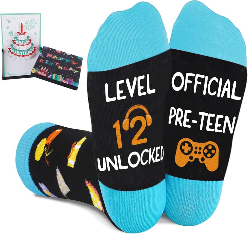 Juesly Birthday Gifts for Boys, 5-18 Years Old Sock for Boys, Presents for 5-18 Year Boy B0DLBBHX51
