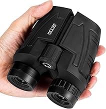 Occer 12x25 Compact Binoculars for Adults and Kids, Large Eyepiece Waterproof Binocular with Low Light Vision,High Powered Easy Focus Binoculars for Bird Watching,Outdoor Hunting,Travel,Sightseeing
