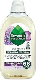 Seventh Generation EasyDose Laundry Detergent Fresh Lavender Ultra Concentrated Washing Detergent 23 oz