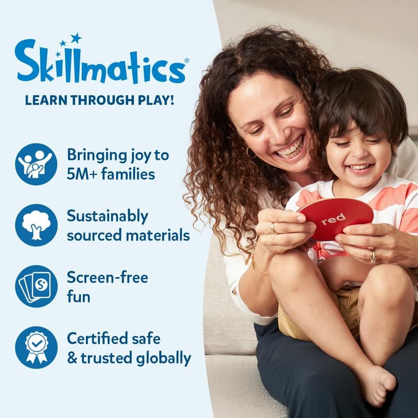 Skillmatics Scavenger Hunt Card Game - Found It, Educational Game, Perfect for Home, School, Travel, Playdates & Party Games, Gifts for Kids and Families, Screen-Free Fun for Ages 4, 5, 6, 7