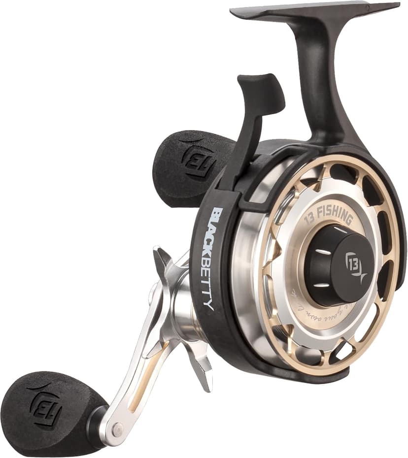 13 Fishing - Freefall Carbon - Inline Ice Fishing Reels - 2.5:1 Gear Ratio