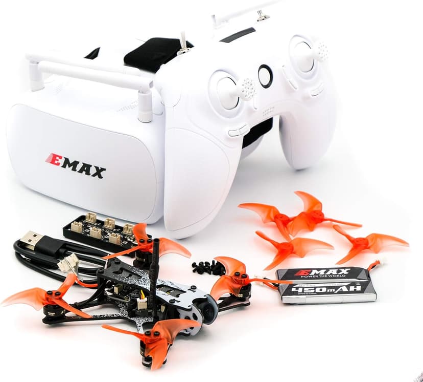 Tiny Hawk Micro Drone Free Style 2 FPV Racing Outdoor Quad Ready To Fly Kit with Goggles and Controller for Beginners and Pros