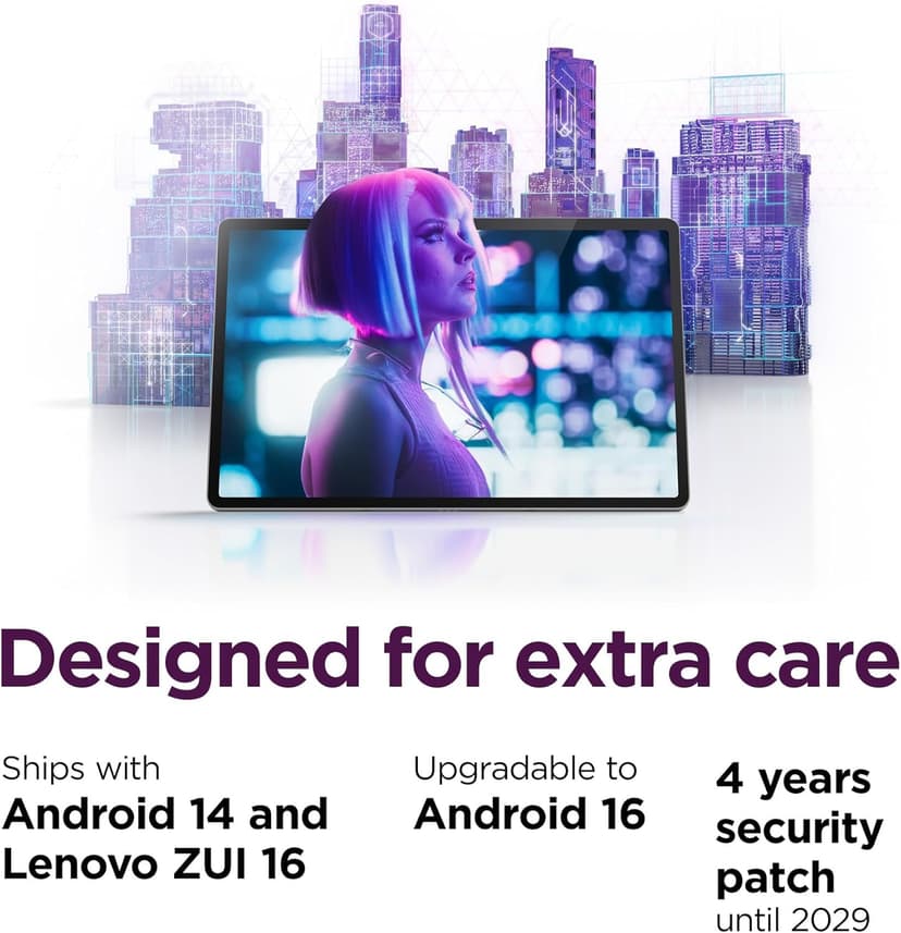 Lenovo Idea Tab Pro with Google Gemini - Student Tablet - 12.7” 3K LCD Display - 8 GB Memory - 128 GB Storage - MediaTek Dimensity 8300 - Includes Pen and Folio Case