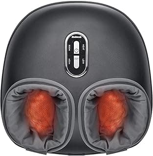 Nekteck Shiatsu Foot Massager with Heat, FSA Eligible Deep Kneading Therapy Air Compression, HSA Feet Massage Improve Blood Circulation Foot Wellness Soothing Pain Relief, Relax for Home Office Use