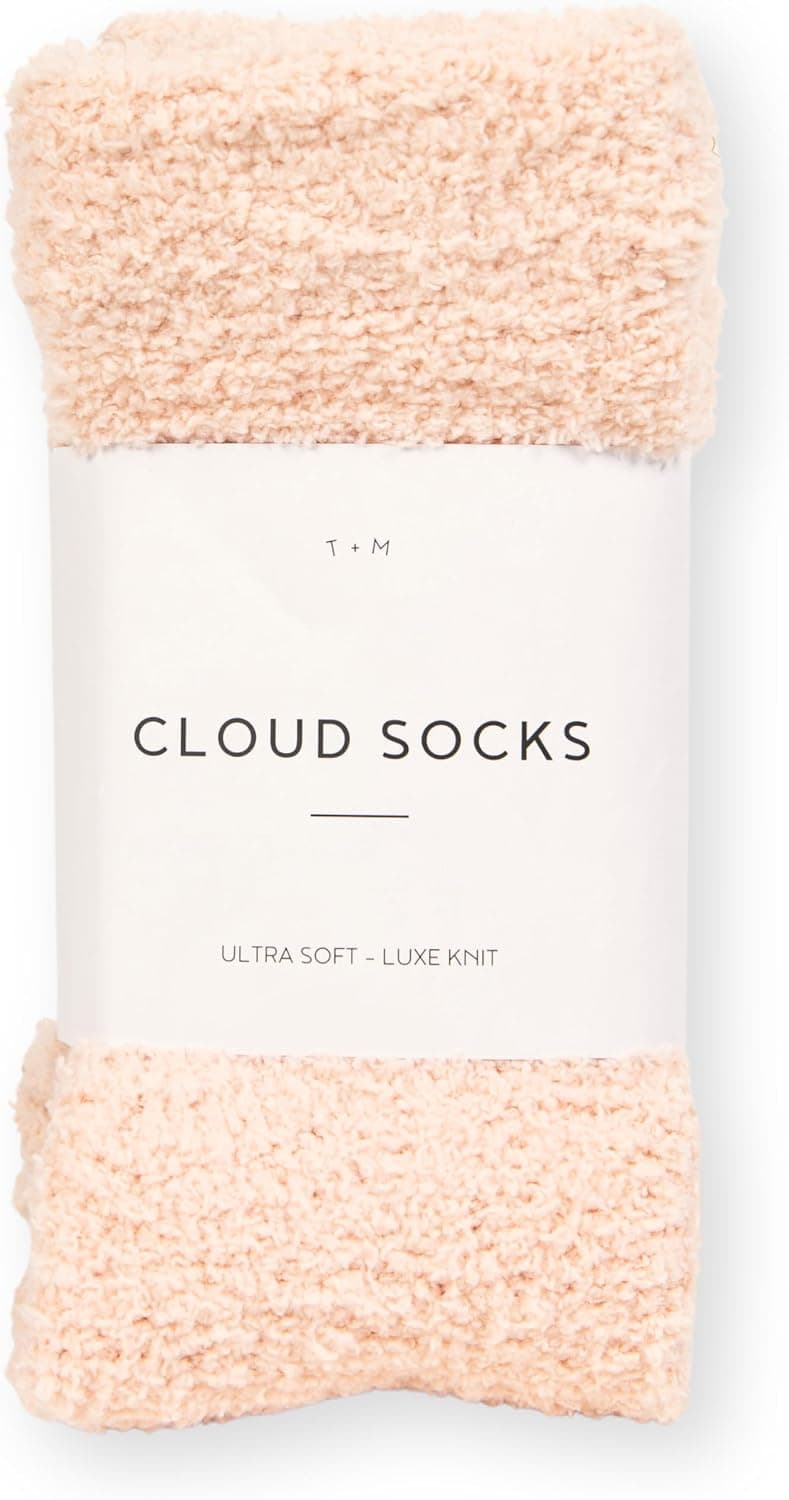Plush, Breathable Soft Slipper Socks for Women - Comfy Sleep Socks for Self Care, Birthday Gifts Unboxme Gifts Warm & Cozy Ultra-Luxe Cloud Fuzzy Socks, Gifts for Women B0CWYDFXS3