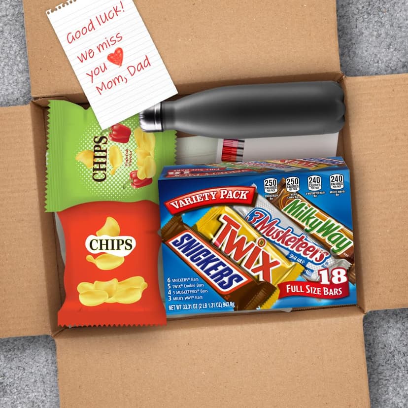SNICKERS, TWIX, 3 MUSKETEERS, MILKY WAY Full Size Back to School Chocolate Bar Variety Pack, 18 ct Bulk Candy Box B00B42NQC2