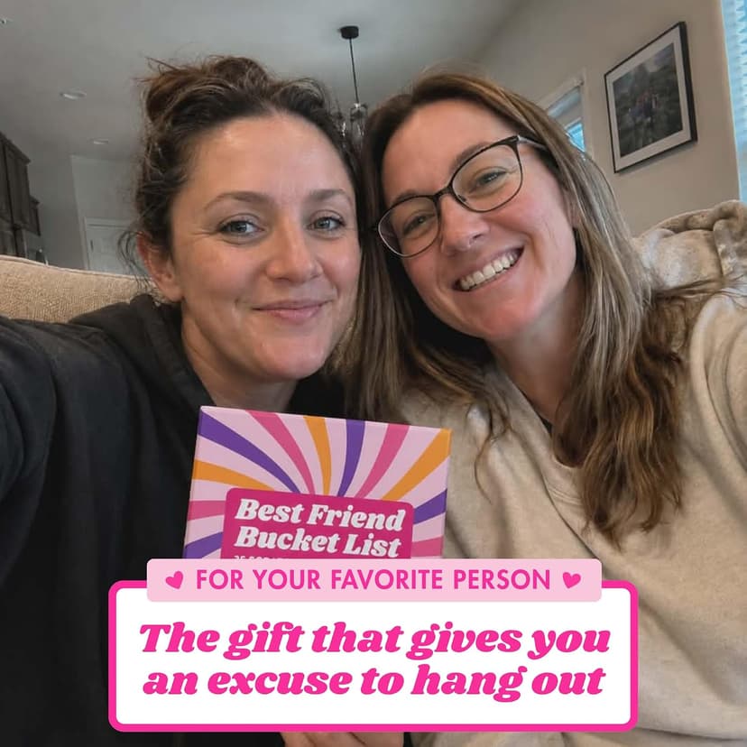 Best Friend Bucket List Scratch Off Cards – 35 Fun Adventure Date Ideas for Friends – Unique Gift for Women, Besties, or BFFs – Fun Friendship Gift for Birthdays or Holidays