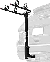 Retrospec Lenox 2-5 - Bike Hitch Rack for Cars, Trucks, SUVs with 2” Hitch | Foldable Steel Frame with Anti-Rattle Adapter, Tie Down Cradles and Straps - Fits Most Frames