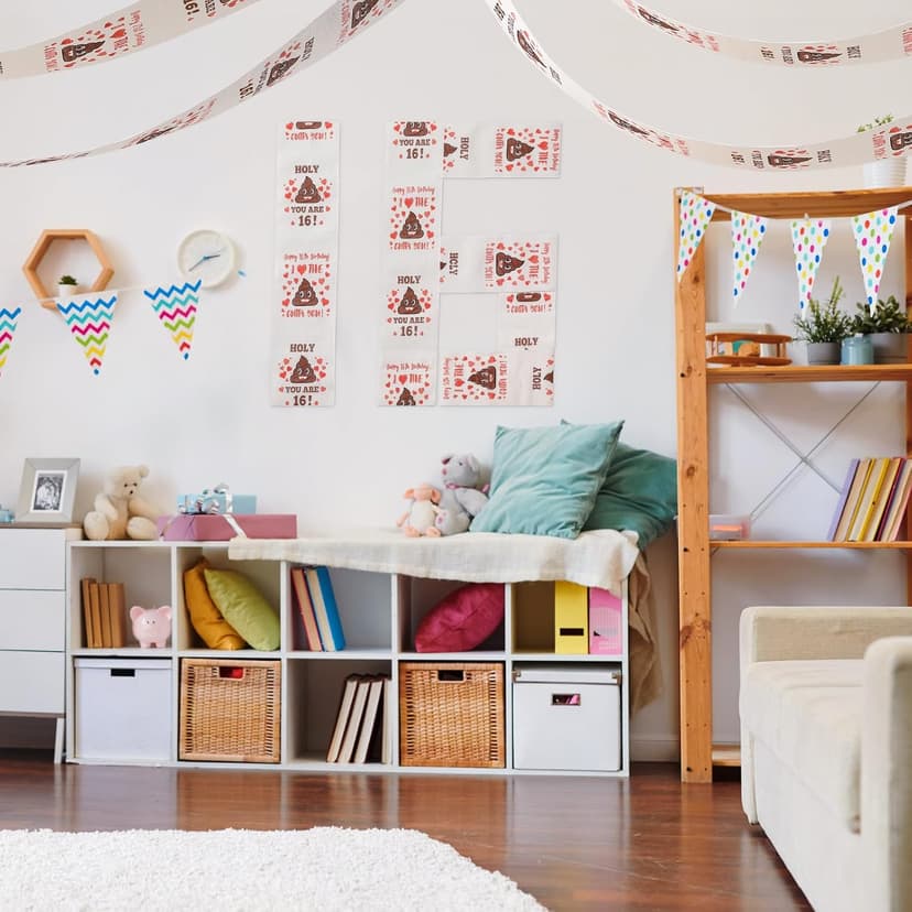 16th Birthday Gifts for Boy or Girl - Happy Prank Toilet Paper - 16th Birthday Decorations, Party Supplies Favors - Funny Gag & Novelty Bday Present for Him, Her, Friends- Sweet 16 Year Old Gift Ideas