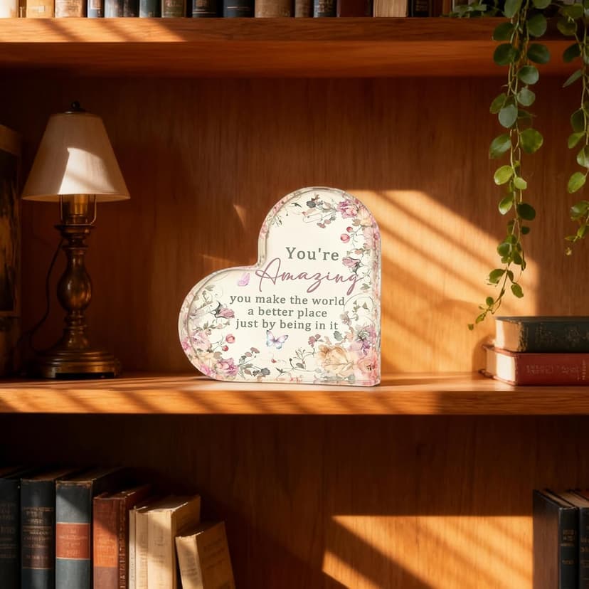 Uplifting Motivational Gift for Womens Inspirational Desk Decor Birthday Easter Mother's Day Proud of You Gifts for Women Encouragement You Are Amazing Gifts for Women B0FR8QV18Z
