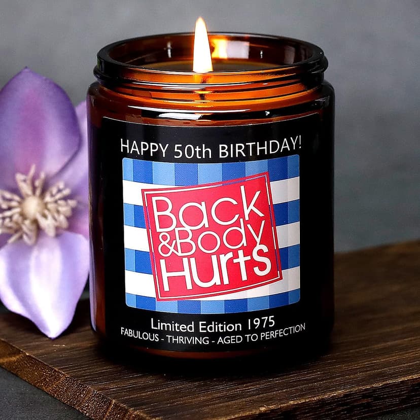 50th Birthday Gifts for Her and Him, 50th Birthday Decorations for Women Men, Funny Birthday Gifts for Women Mom Dad Husband Wife Friends Sister, Cool Best Gift Ideas for 50 Year Old Woman