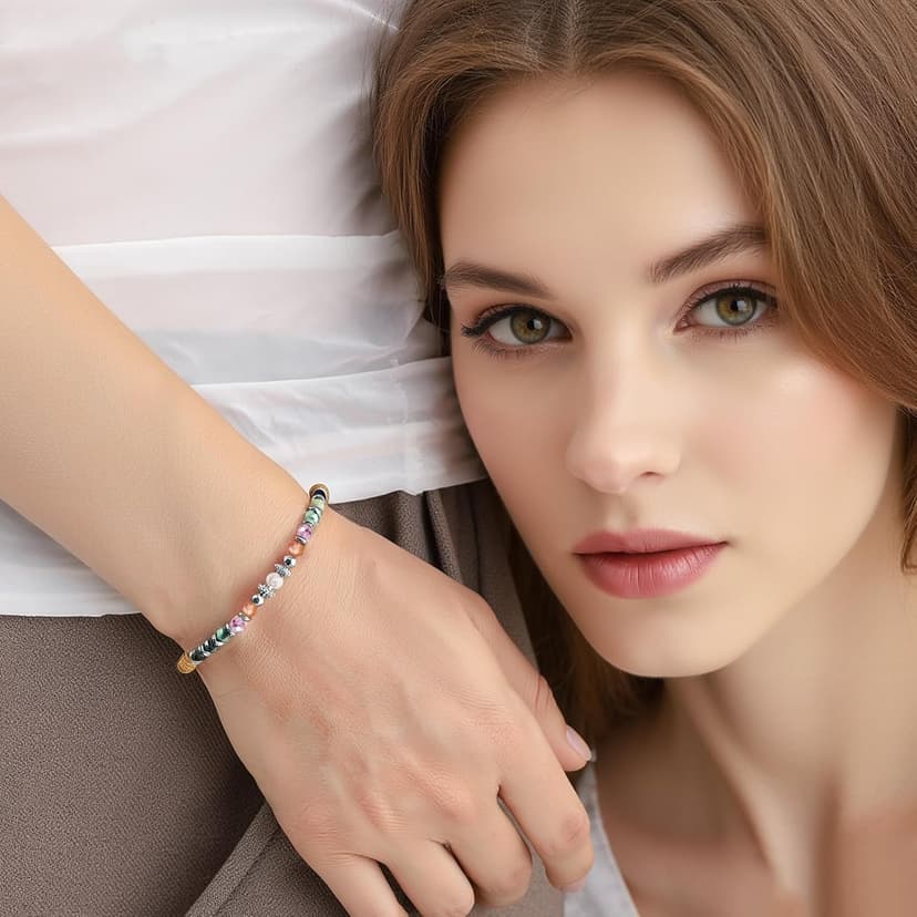 Christmas Stocking Stuffers Mothers Day Birthday Graduation Gifts Ideas Bracelets for Her Women Gifts for Women Moonstone Bracelet Meaningful Present B0FT3V1SVT