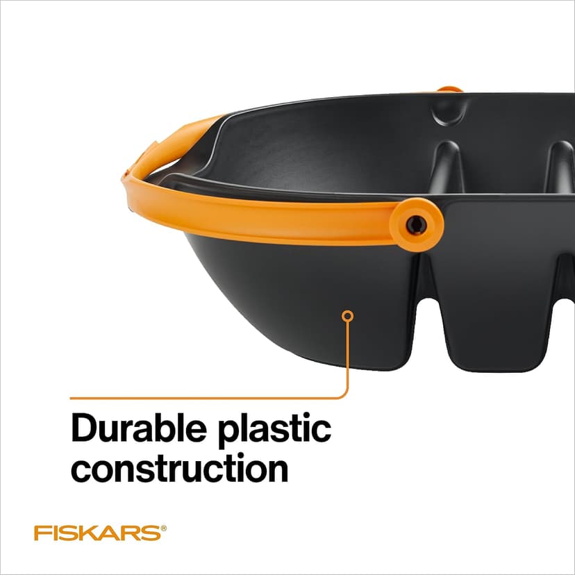 Harvesting Basket Doubles as a Colander to Collect, Transport and Clean Vegetables and Fruits, Garden Accessories Fiskars Garden Harvest Basket with Tool Caddy, Container for Gardening B08Q8N7PBN