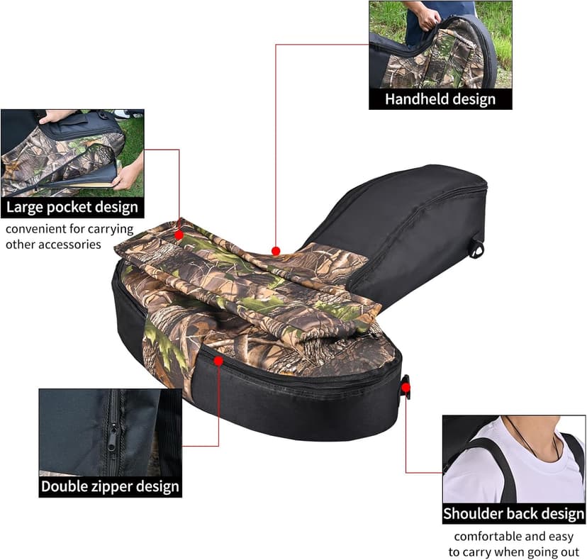 Crossbow Case Soft with Sling Strap Crossbow Bag for Outdoor Hunting