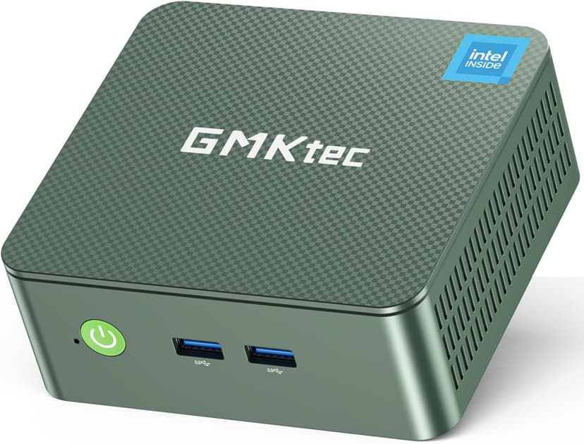GMKtec Mini PC, Intel Twin Lake N150 (Upgraded N100), 16GB DDR4 RAM 512GB PCIe M.2 SSD, Desktop Computer 4K Dual HDMI/USB3.2/WiFi 6/BT5.2/2.5GbE RJ45 for Office, Business