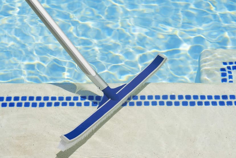 Poolmaster Heavy-Duty Vinyl Liner Swimming Pool Brush Head for Above Ground or Inground Pools, 18-Inches