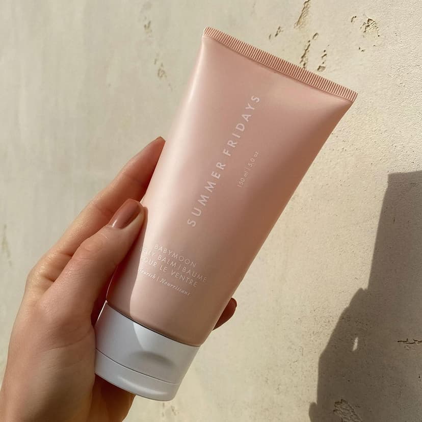 Summer Fridays Babymoon Belly Balm - Nourishing Balm + Body Moisturizer Enriched with Calendula Oil + Vitamin E to Help Reduce the Appearance of Stretch Marks and Dry Skin (5 Fl Oz) B09S2K1R7X