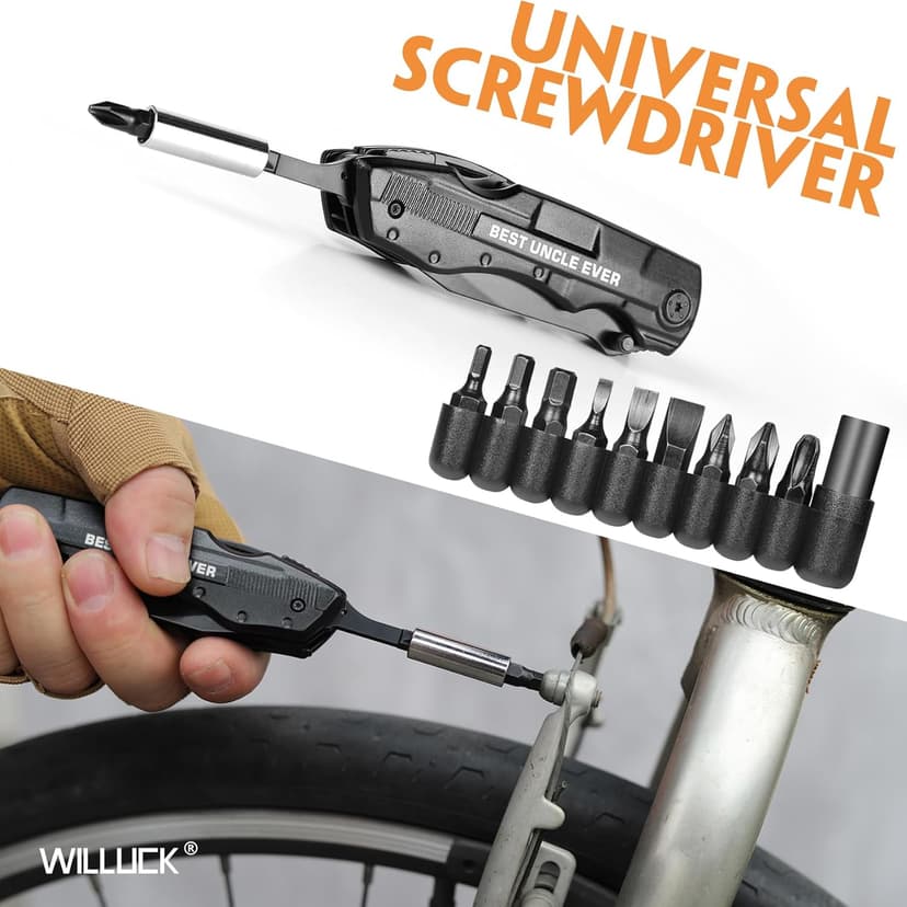 Uncle Gifts - Gifts for Uncle, Uncles Birthday Gifts - Uncle's Gift from Niece Nephew, Christmas Uncle's Gifts - Multitool Knife, Fathers Day Uncles Gift Idea